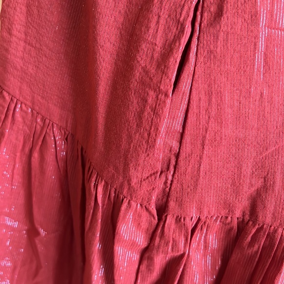 Linden Street Studio Balloon Sleeve Mini Dress. - Picture 8 of 10